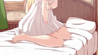 [AibanWork]_【2Dアニメ】金髪エルフのご奉仕